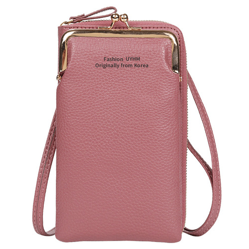  New Women's Long Money Korean Style Simple Double Zipper Large Capacity Coin Purse Multiple Card Slots Wallet Card Holder