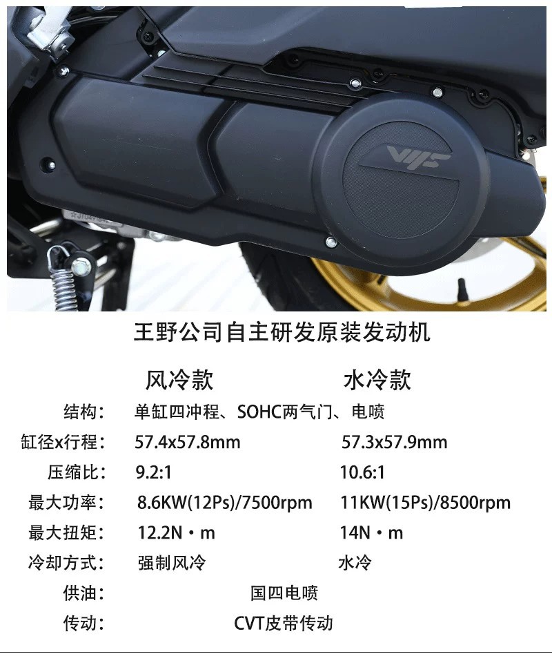 2026 New Model ABS Mengshi Fourth Generation Water-Cooled 150cc Scooter, National Standard IV, Electric Injection Fuel ADV Touring Motorcycle