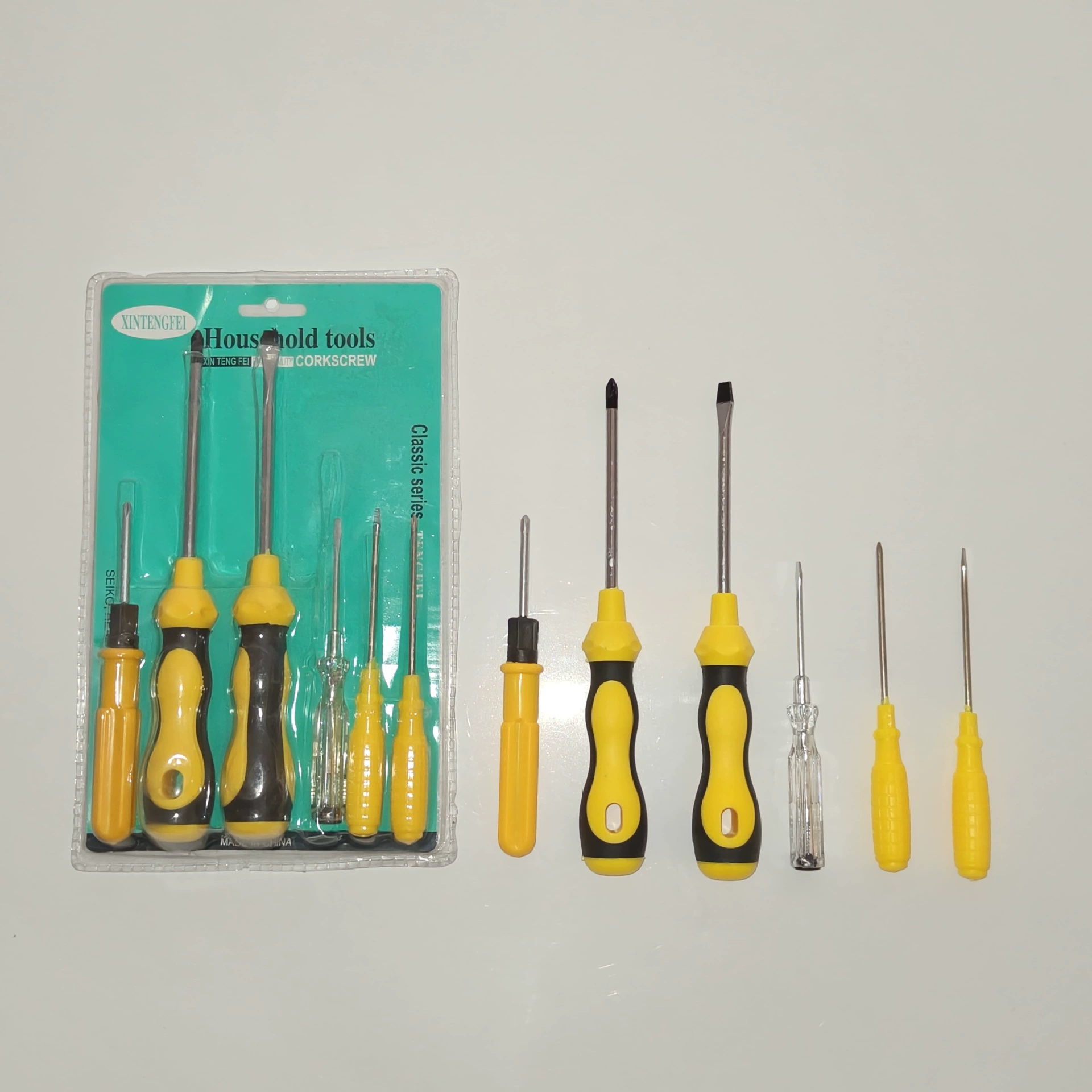 Производитель сломанной отвертки 6 комплектов двойной всасывающей карты