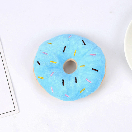 Pet plush, sounding, teeth grinding, bite-resistant cat and dog toys, various multi-color fruit, cartoon animals, pet toys and supplies