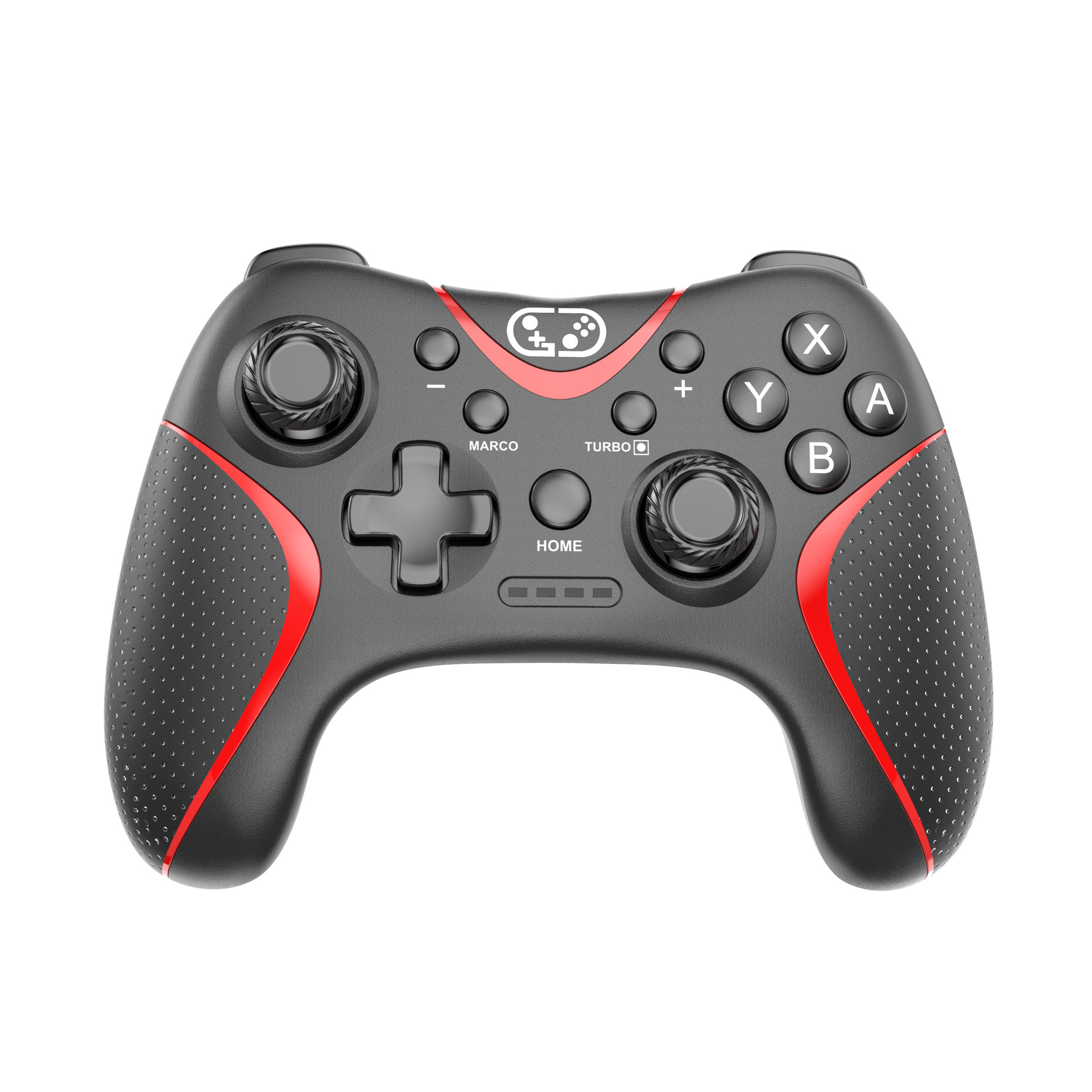 Interruptor inalámbrico del interruptor del GamePad manija de Bluetooth uno-haga clic el botón de programación de la parte posterior del anfitrión de la alarma