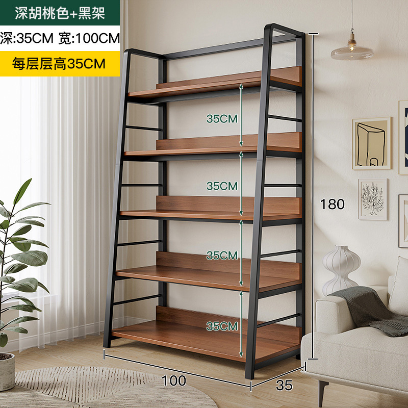Estante simple estante de almacenamiento de múltiples capas estante de exhibición sala de estar estantería hogar dormitorio piso gabinete de almacenamiento sub-estante