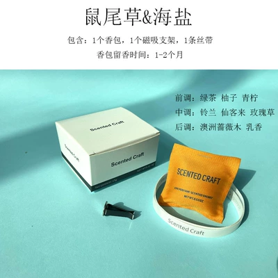 Car Sachet Solid Fragrance Car – Car Perfume Aromatherapy - sage-sea-salt-orange-77