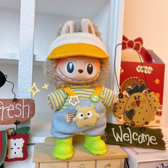 衣類のみ】ラブブ labubu ベビー服・ベビーシューズ 17CM おもちゃ 服 ペンダント スポーツ・レジャー 人形 帽子