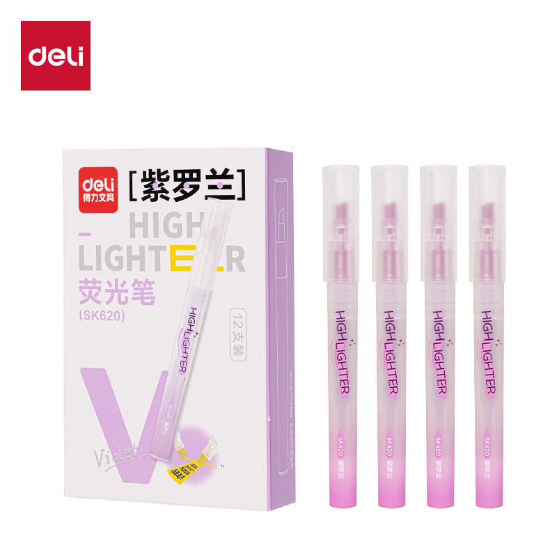 Deli Sk620 Highlighter Pen Marker Pen Student Marker Pen Colorful Bold Highlighter Pen for Emphasizing Key Points Fresh Style Highlighter Pen Deli Sk620 Highlighter Pen Marker Pen Student Marker Pen Colorful Bold Highlighter Pen for Emphasizing Key Points Fresh Style Highlighter Pen