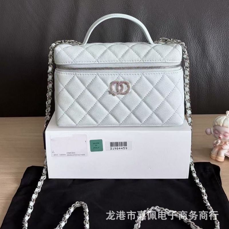 25b限定星星标志手提盒子LP盒子包baby蓝高级感链条斜挎女士包|undefined