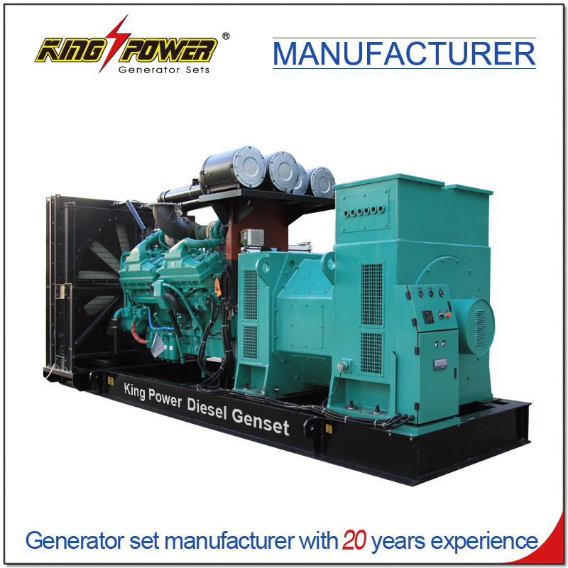 康明斯 三相 水冷却 200KW  500KW 800KW 1000KW 2000KW 开架式柴