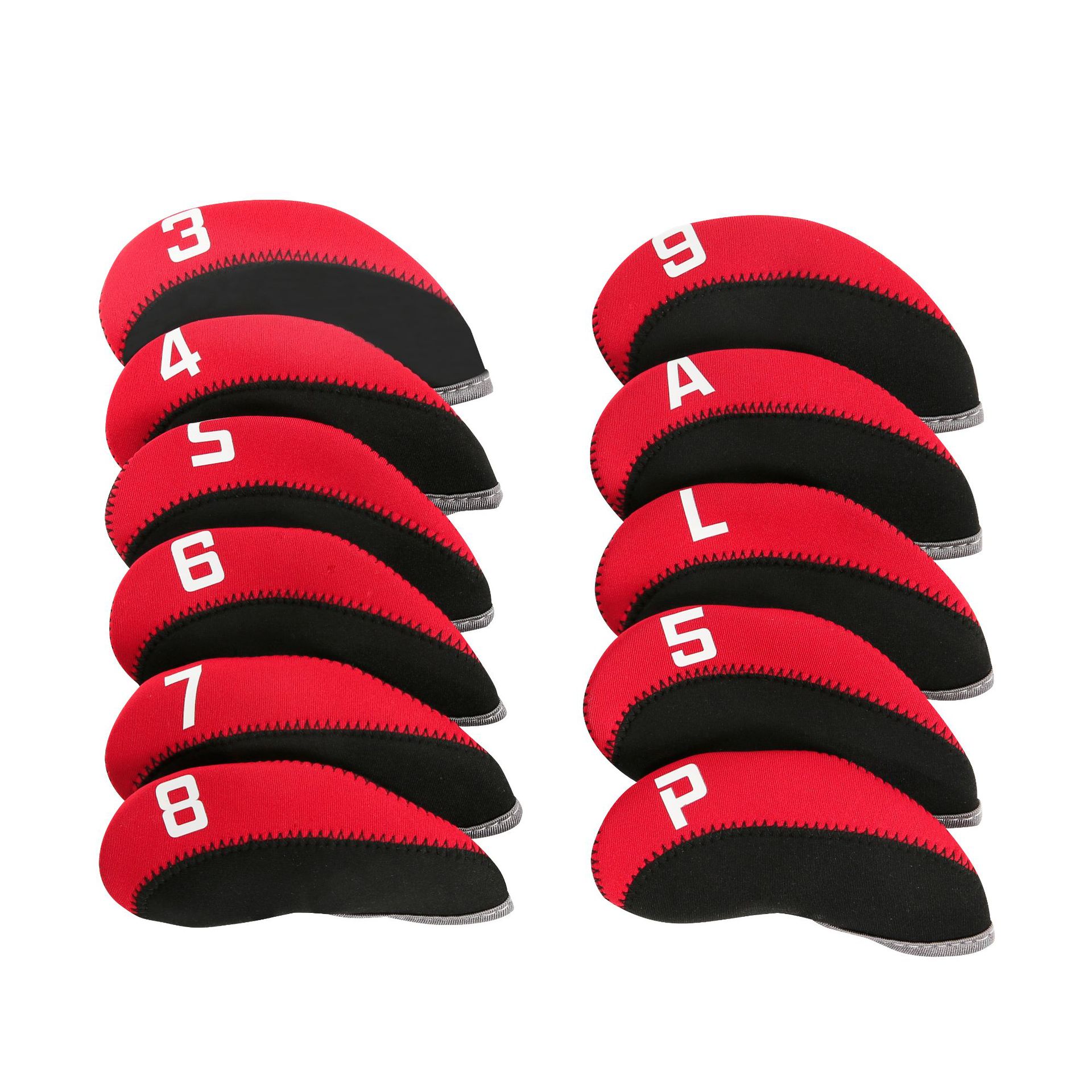 Juego de palos Juego de gorra digital Juego de accesorios de práctica Golfheadcover Juego de hierros Juego de palos de golf con bandera nacional