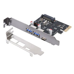 ̨ʽ�C�@��PCI-e1x�DUSB3.1Type-C�Uչ��USB3.0 A�D�ӿ���������