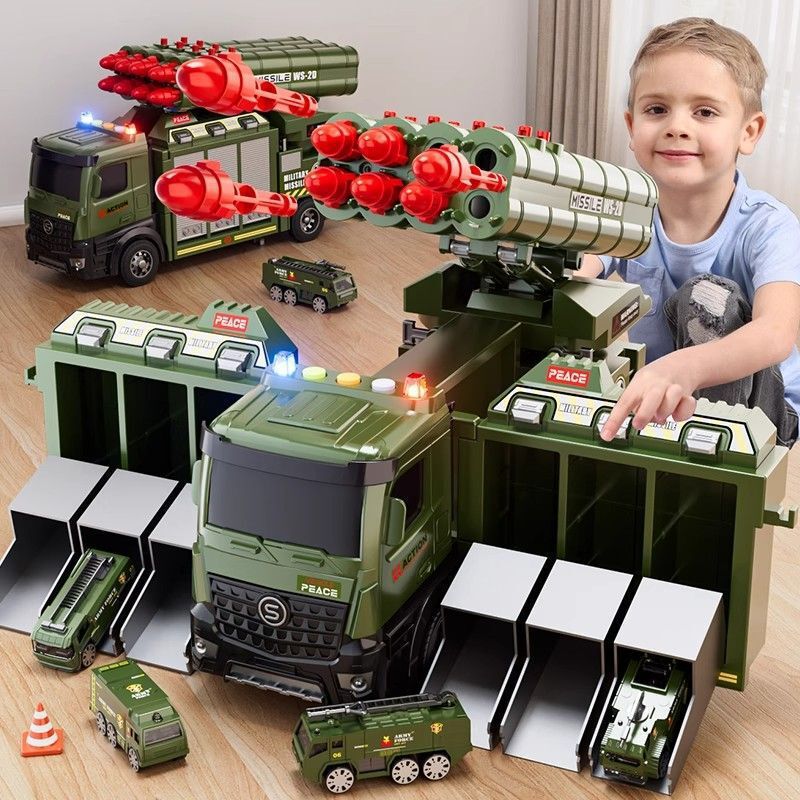 Children's Multifunctional Military Missile Cannon Vehicle Large Deformation Ejection Track Tank Vehicle Alloy Car Boy Toy Children's Multifunctional Military Missile Cannon Vehicle Large Deformation Ejection Track Tank Vehicle Alloy Car Boy Toy