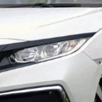 Suitable for Eleventh Generation Civic Blackened Lamp Film, Tenth Generation Civic Light-Controlled Transparent Color-Changing Headlight Film Jdm Modified Black (Car headlight protective film) - 10th-generation-civic-halogen-headlights-transparent-model