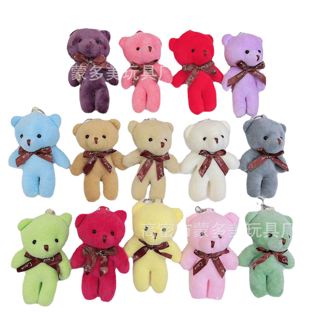 Cross border Teddy Bear Doll Plush One Piece Bear Doll Pendant Little Bear Doll Plush Doll Plush Toy Wholesale