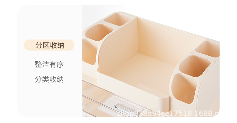 跨境桌面化妆品收纳盒化妆盒子高级感梳妆台护肤品整理盒梳妆台