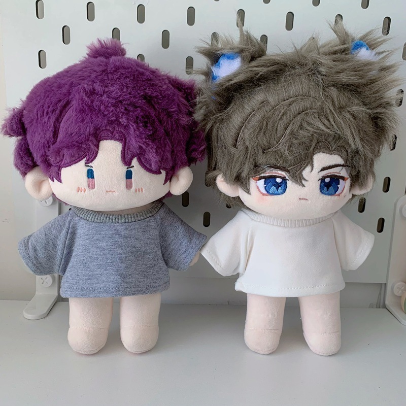 卸売ベビー服 10 センチメートル 15 センチメートル 20 センチメートル綿人形 Tシャツ半袖 Labubu ベビー服はロゴパターンを追加することができます|undefined
