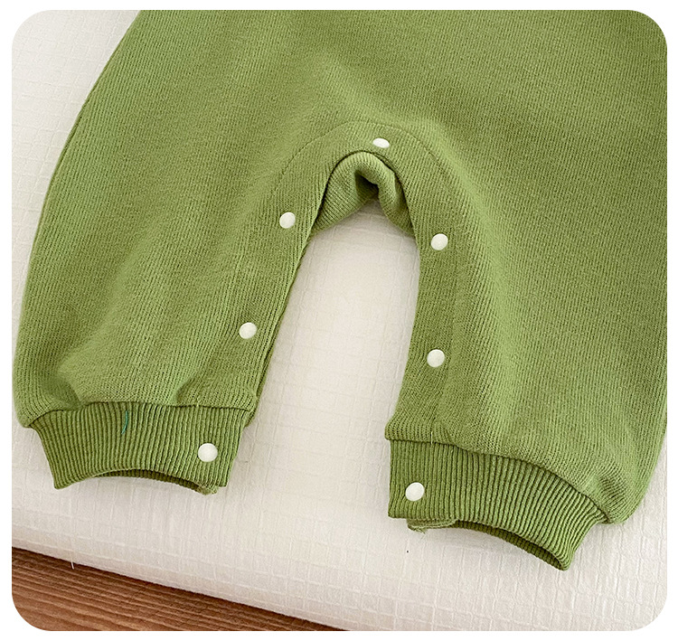 Ensemble barboteuse bébé motif dinosaure deux pièces_voghion.com