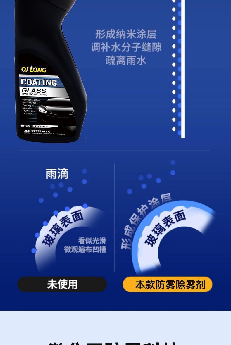 High-Efficiency Anti-Fogging Agent, Rain-Proof Agent, Car Windshield Anti-Fogging Spray, Rearview Mirror Glasses Defogging Agent, Water Repellent Agent