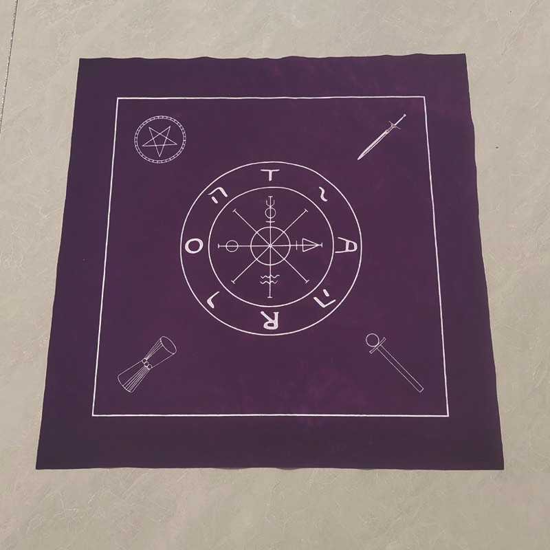 Imagen del elemento de franela púrpura 50*50cm