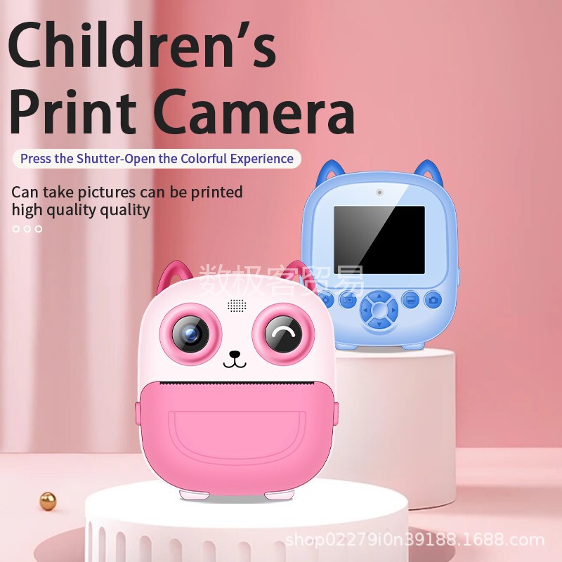 Cross-Border Children's Instant Print Camera, High-Resolution Camera That Directly Outputs Photos, Student Party Gift Cross-Border Children's Instant Print Camera, High-Resolution Camera That Directly Outputs Photos, Student Party Gift