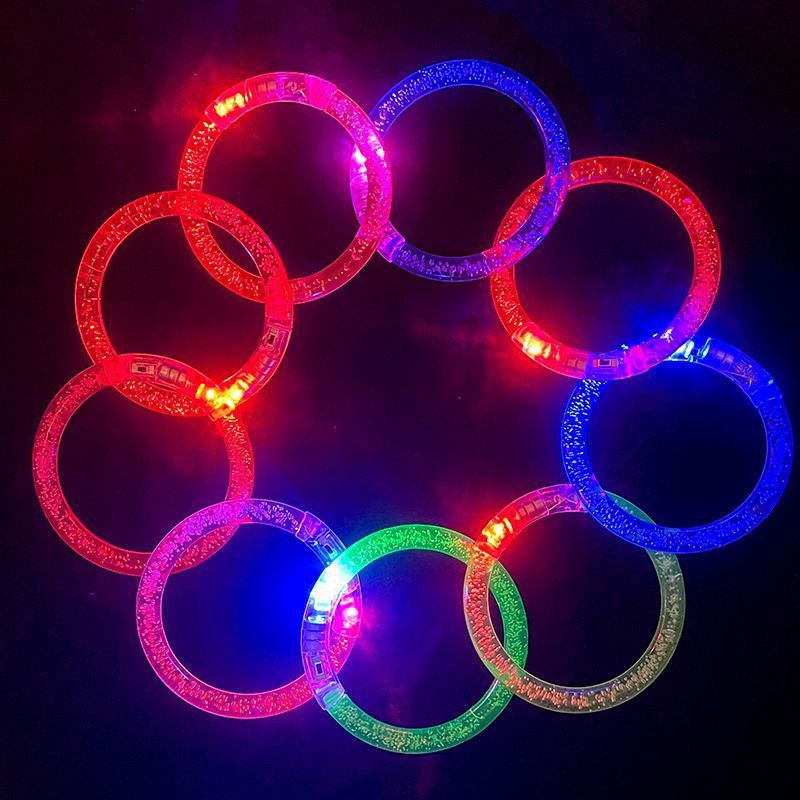 発光おもちゃアクリルフラッシュブレスレット発光ブレスレットバーダンスストリートストール供給卸売|undefined