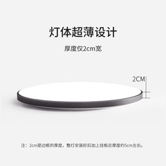 Sankesong ultra-thin tri-proof lamp corridor led lamp indoor modern simple living room round balcony light luxury ceiling lamp