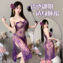 ��ҹ���˯�µ���˯ȹ������˿��ɴ�ᱡ͸�Ӹ߿���������ȹ8426