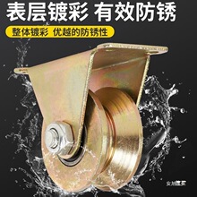 新款201不锈钢实心地轨电动平移门路轨重型圆管滑轨道推拉