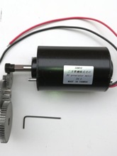 36W手摇发电机 直流小型发电机 12V-24V永磁直流电机 两用 配齿轮