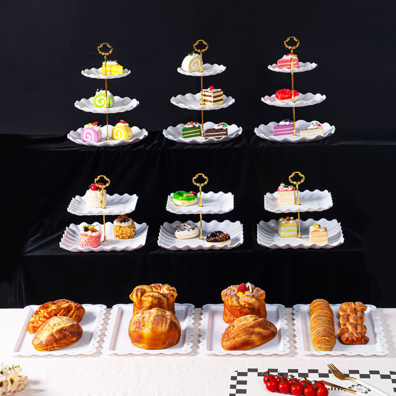 Light Luxury Dessert Plate, Multi-Layer Fruit Plate, Living Room Snack Plate, Birthday Wedding Dessert Stand, Cake Stand, Display Stand, Table Decoration