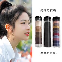 2025 新ヘッドバンドシンプルなタオルリング女性のヘアネクタイ高弾性と耐久性のあるハイポニーテールヘッドバンドヘアロープ卸売