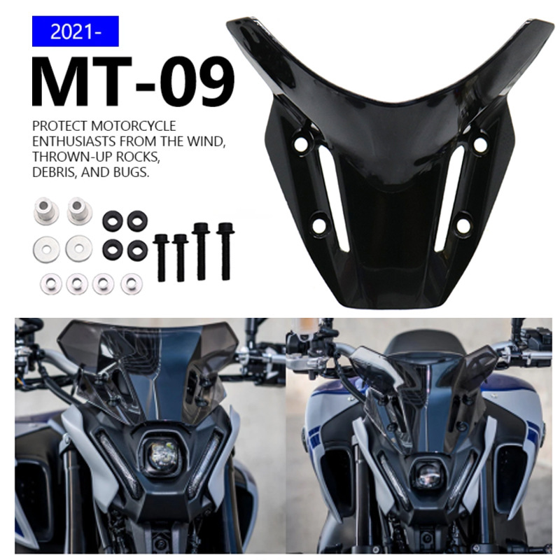 Para el MT-09 Yamaha FZ09 MT09SP modificado parabrisas delantero especial