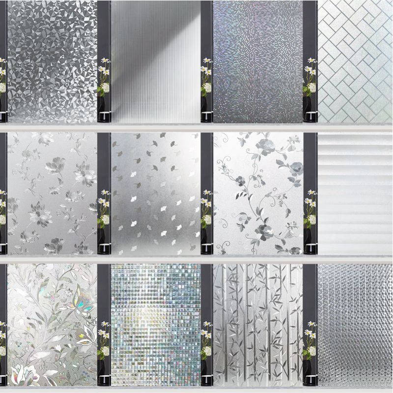 Frosted Glass Stickers Are Light-Transmitting but Not See-Through, Anti-Peeping, Light-Transmitting but Opaque, Electrostatic Film for Bathrooms and Toilets Frosted Glass Stickers Are Light-Transmitting but Not See-Through, Anti-Peeping, Light-Transmitting but Opaque, Electrostatic Film for Bathrooms and Toilets