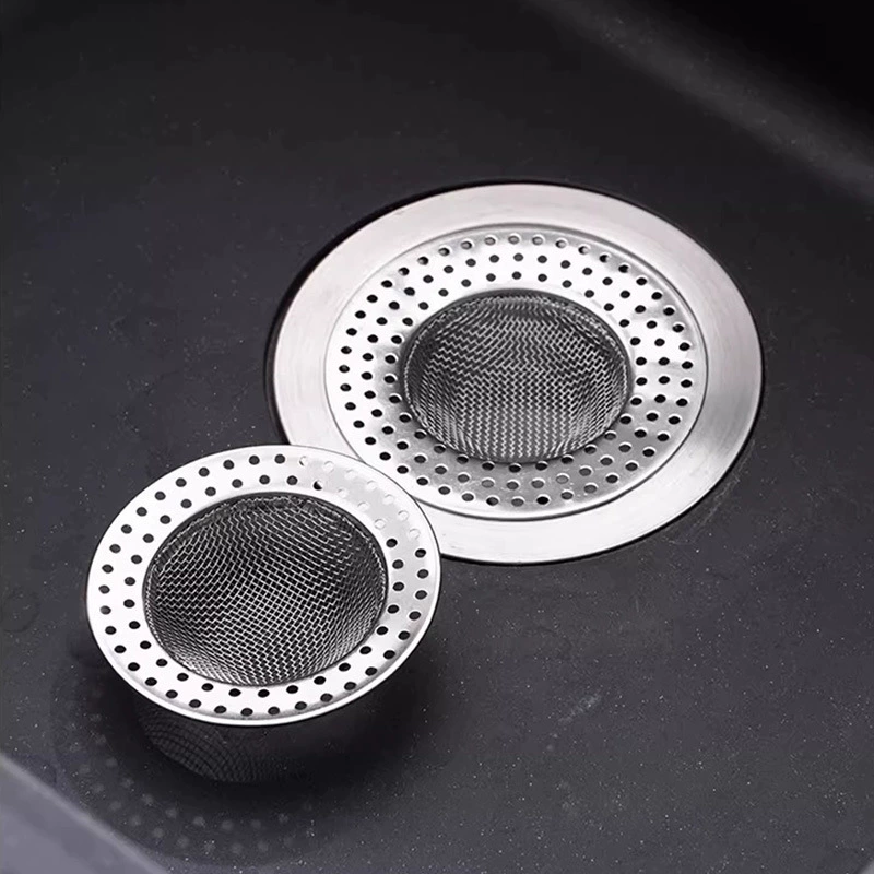 Stainless steel floor drain filter bathroom sewer filter bathroom anti-clogging kitchen insect-proof cover sink filter
