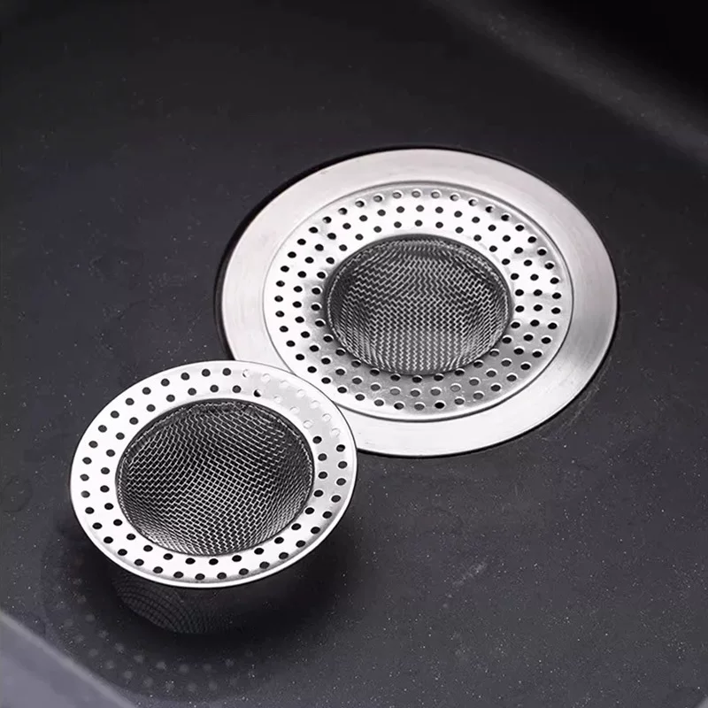 Stainless steel floor drain filter bathroom sewer filter bathroom anti-clogging kitchen insect-proof cover sink filter