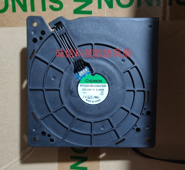 建准SUNON PFC0321B3-C03U-S9D 12V 3.39W 12032 涡轮风扇 4线PWM