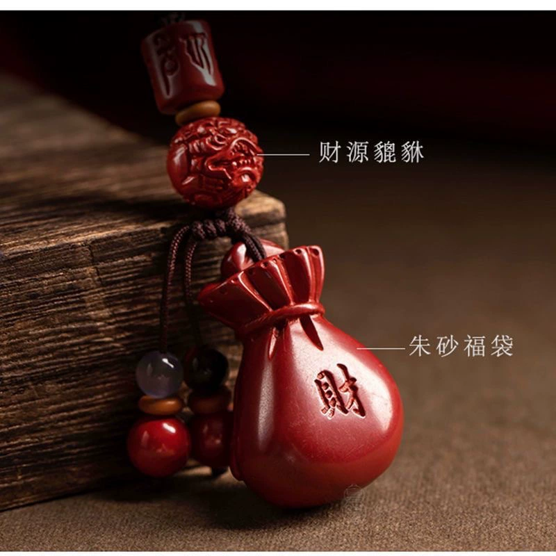 Creative keychain for men and women, cinnabar, new collection, creative gift, Birthday gift