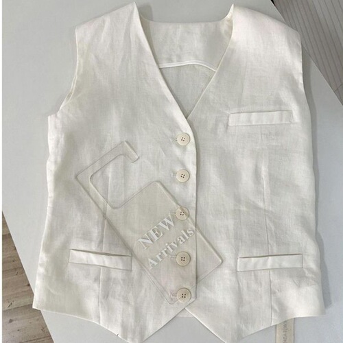 Summer 2025 New Korean Style Thin White Vest Suit Shorts Set Trendy Sleeveless Vest Outerwear for Women