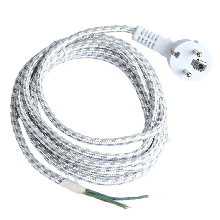 永睿生产护套电源线 欧规插头线 台式电脑电源线 RVV家用电源线