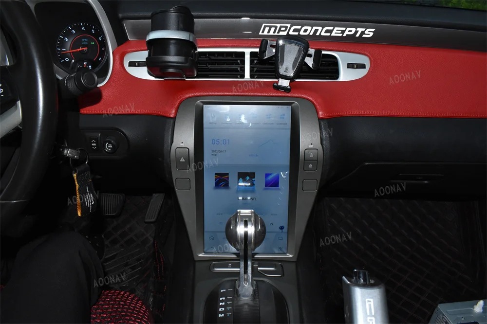 Suitable for Chevrolet Camaro 2010-2015 Multimedia Car Vertical Screen Modified Navigation Media Player