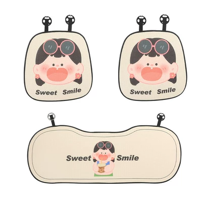 Cartoon Dog Car Seat Covers, Universal — Seat cushion, seat cover