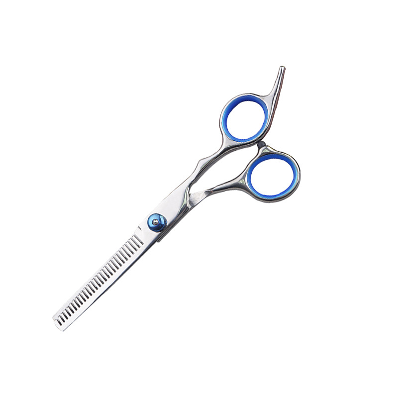 6 인치 업그레이드 치아 가위 (파란색 나사 파란색 손가락 링)