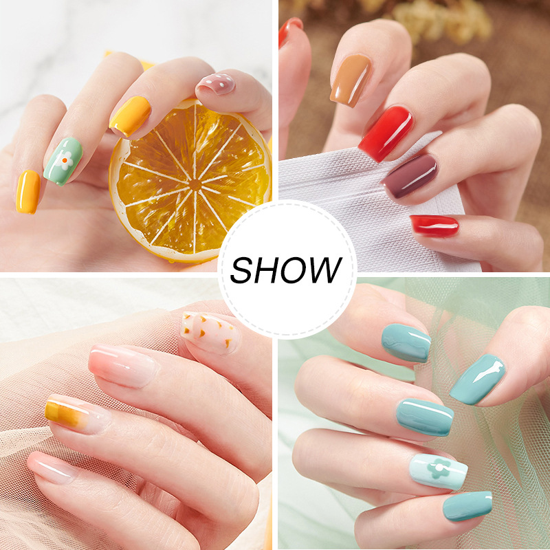 Manicure esmalte de uñas de color sólido función de fototerapia reforzada 95 cubierta de gel de esmalte de uñas placa de manicure especial conjunto completo