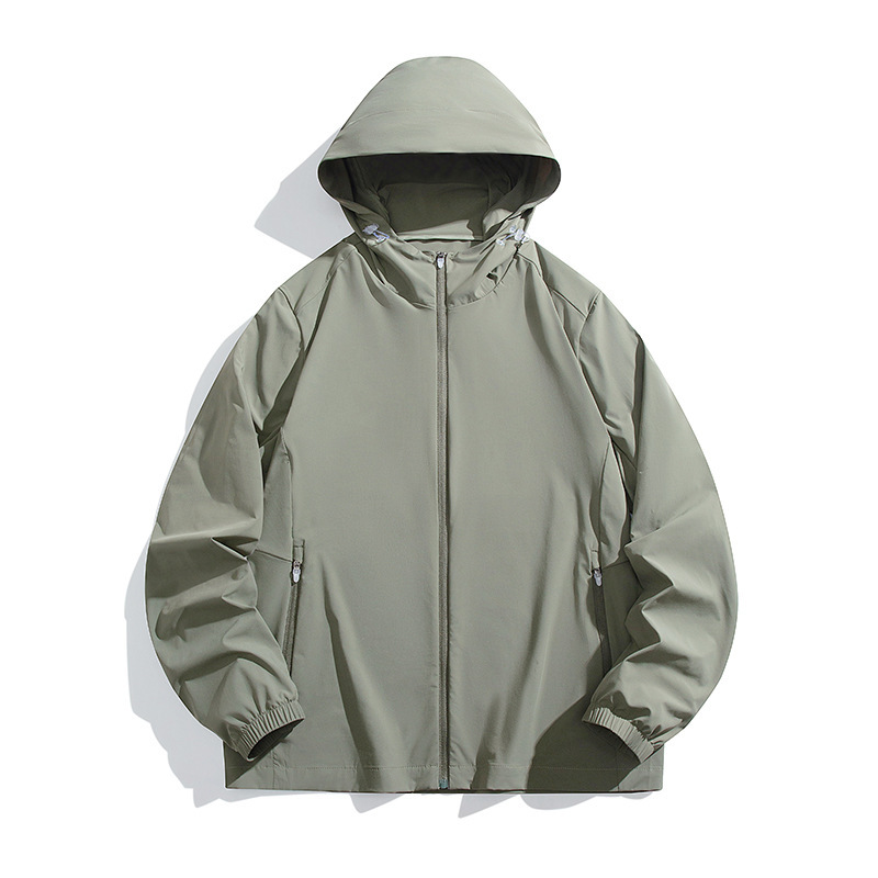 Nueva ropa de protección solar ligera de nailon, hombres y mujeres, parejas, chaqueta de punto, senderismo, escalada en roca, ropa de piel de sombra