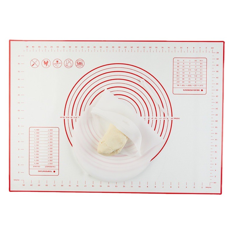 Almohadilla para amasar de silicona Almohadilla para hornear para enrollar grande Almohadilla para macarons Almohadilla para cortar de silicona Almohadilla para harina Almohadilla para aislamiento térmico Almohadilla para silicona