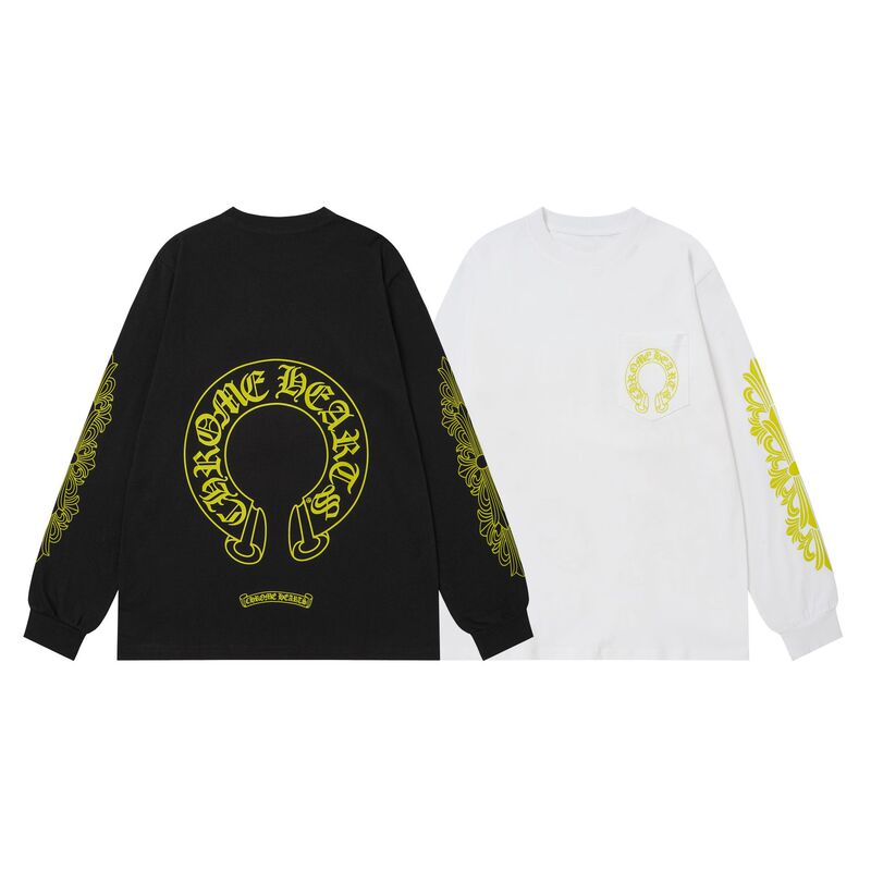 Cross-Border Exclusive Supply of Croton Round-Neck Pullover Long-Sleeve Pure Cotton Loose Sweatshirt, Unisex, One-Piece Wholesale