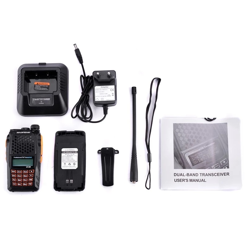 Baofeng walkie-talkie UV-6R máquina de doble segmento 5W con pantalla de visualización 5-8km transfronterizo jamón familia caliente