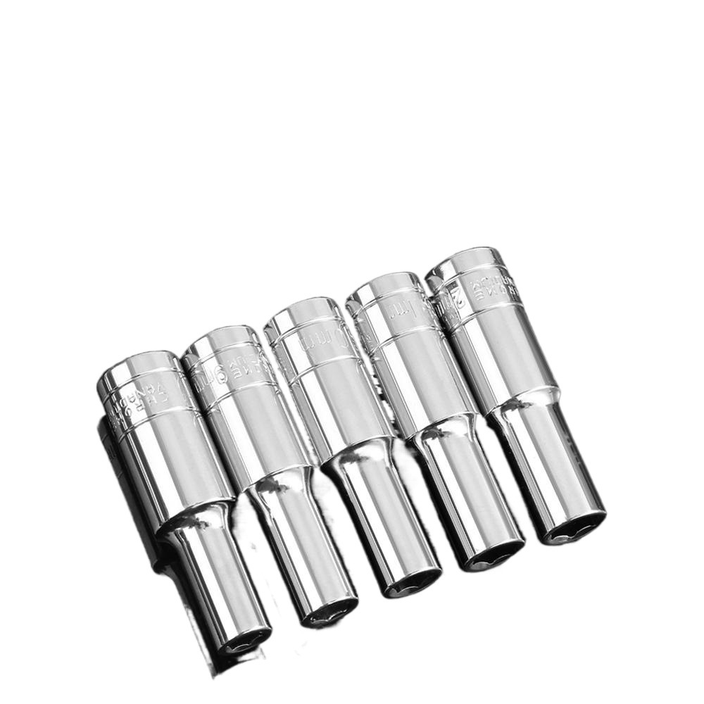 Big Fly Hexagon Long Sleeve Head 1 / 2 Llave eléctrica Sleeve Head hueco alargado 8 - 32mm Sleeve Llave
