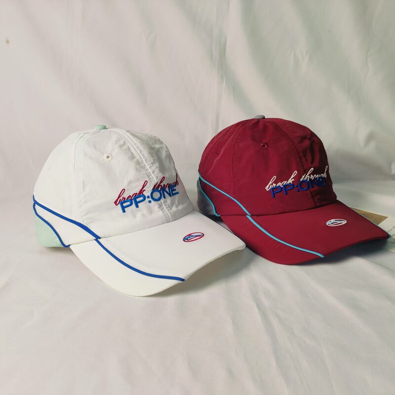 野球帽、文字刺繍プリント、ひさしキャップ、アウトドア男女兼用、多用途スポーツサンバイザー、日焼け止めニッチ韓国|undefined