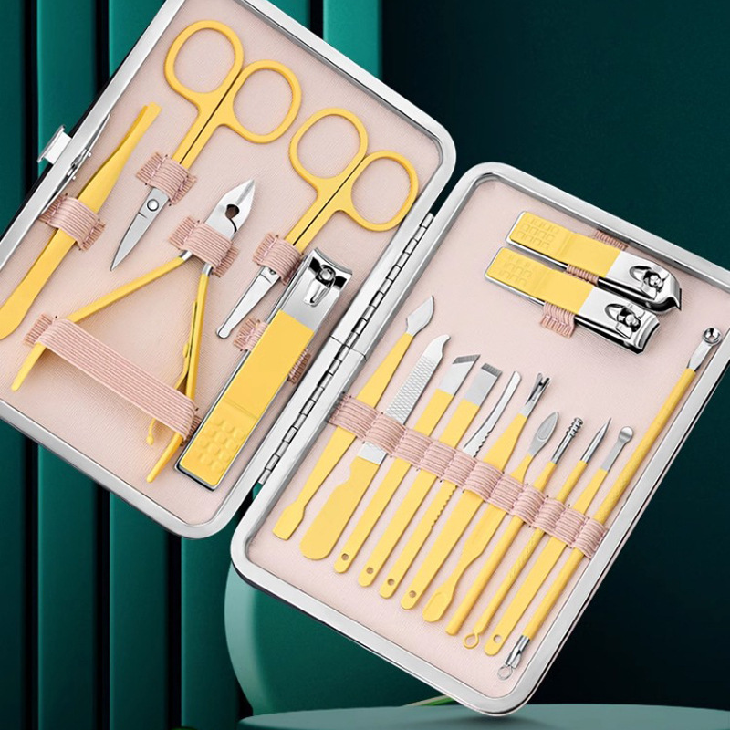 Kit completo para adultos, cortina de uñas portátil, cortina de uñas de pelo nasal