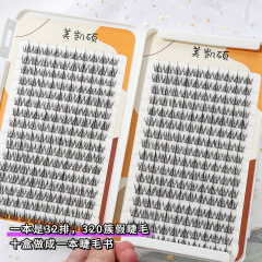 まつげの本の大容量の怠け者の3部曲のつけまつげの太陽の花の白い月の光のつけまつげの段階はまつげを接ぎ木します