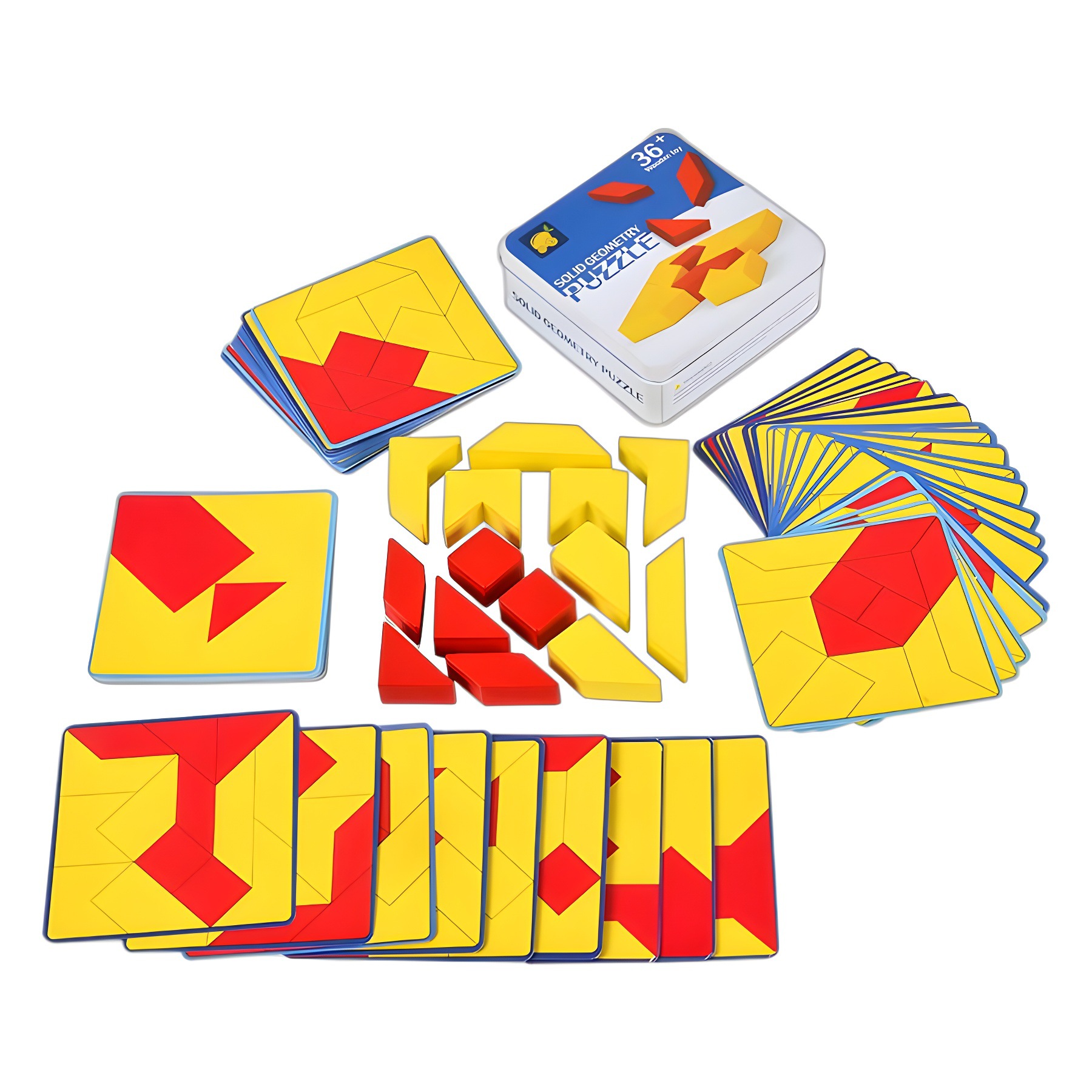 Educación temprana de madera para niños pequeños puzzle geometría forma cognitiva puzzle Juguetes para bebés jardín de infantes al por mayor